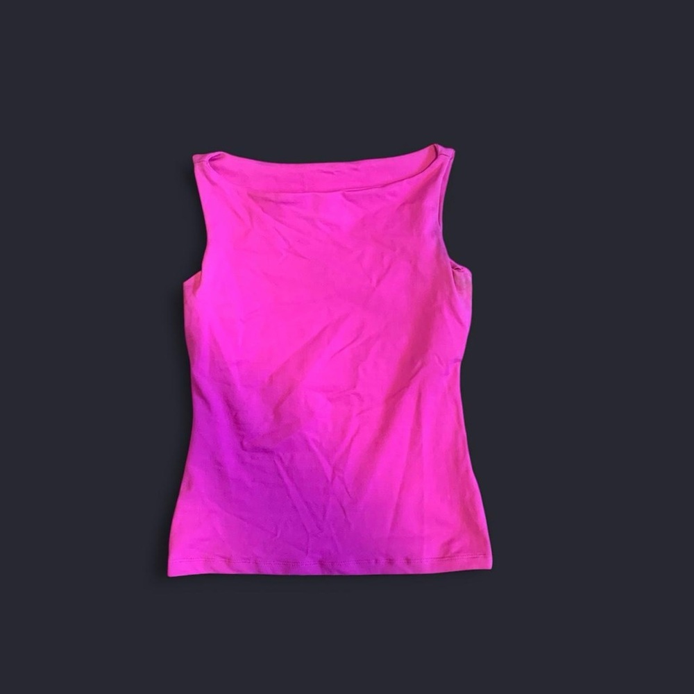 Forever 21 Hot Pink Scoop Neck Tank Top